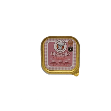 Cooka's marhás nedvestáp macskáknak lazacolajjal