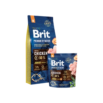 Brit Premium by Nature Medium Junior kölyök kutyatáp