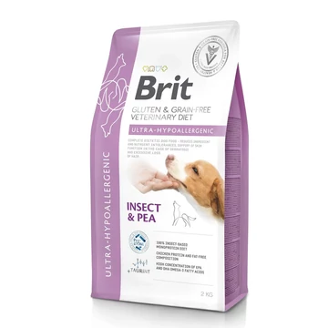 Brit Veterinary Diets Ultra Hypoallergenic – Gabonamentes Száraztáp Érzékeny Kutyáknak