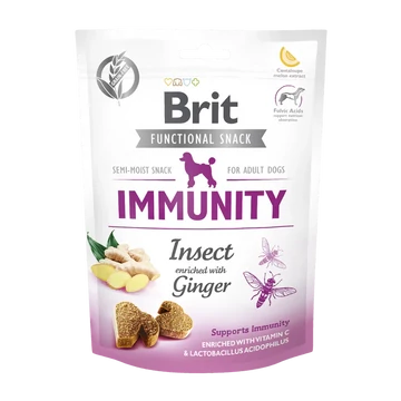 Brit Immunity Snack – Hipoallergén Jutalomfalat Rovarfehérjével és Immunerősítő Hatással 150g