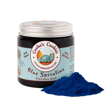 Cooka’s Kék Spirulina – Természetes támogatás az egészséges öregedéshez kutyáknak