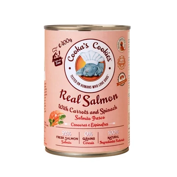 Cooka's Real Salmon lazacos nedvestáp 400g