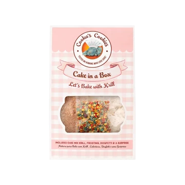 Cooka’s Cake in a Box – KKrilles Kutyatorta Omega-3-ban gazdag recepttel