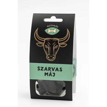 HoliSnacks Szárított Szarvas Máj – 100% Természetes Jutalomfalat 80g