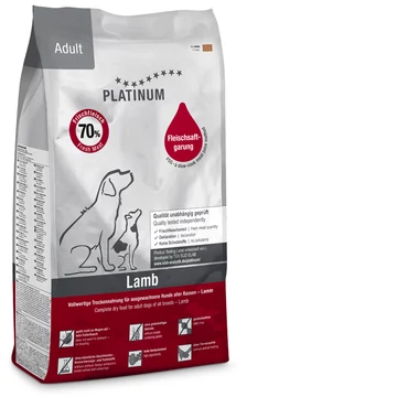 Platinum Natural Lamb+Rice Hipoallergén Felnőtt kutyatáp