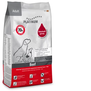 Platinum Natural Adult Beef + Potato Hipoallergén Felnőtt Kutyatáp 1,5 Kg