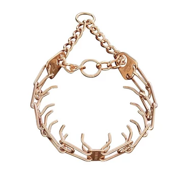 Ultra Plus curogan kiképző nyakörv közép lemezes és összekötő lánc rendszerrel (59 cm)