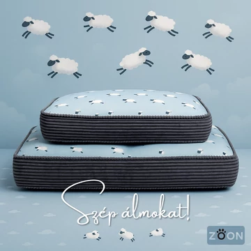 Zoon bársony szegélyű puha kutyapárna - mosható huzattal