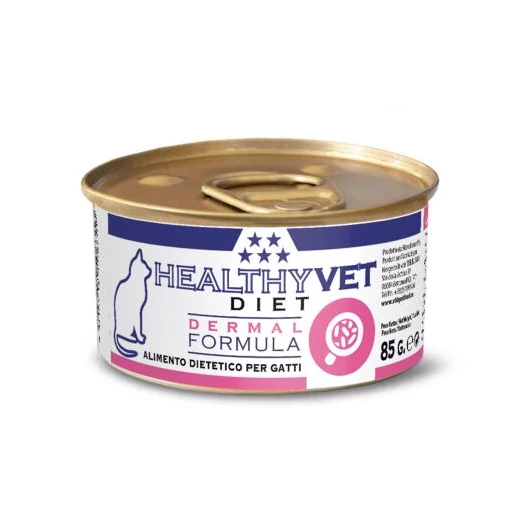 Healthy Vet Diet Dermal Nedvestáp Felnőtt Macskáknak - Bőr Támogatására