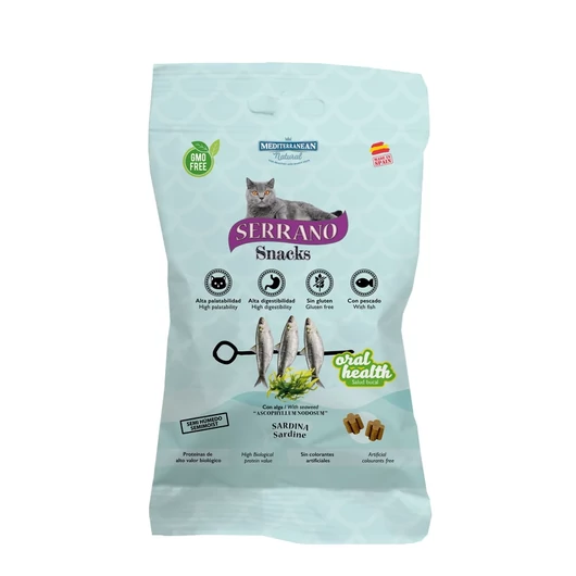 Mediterranean Serrano Oral Care jutalomfalat macskáknak