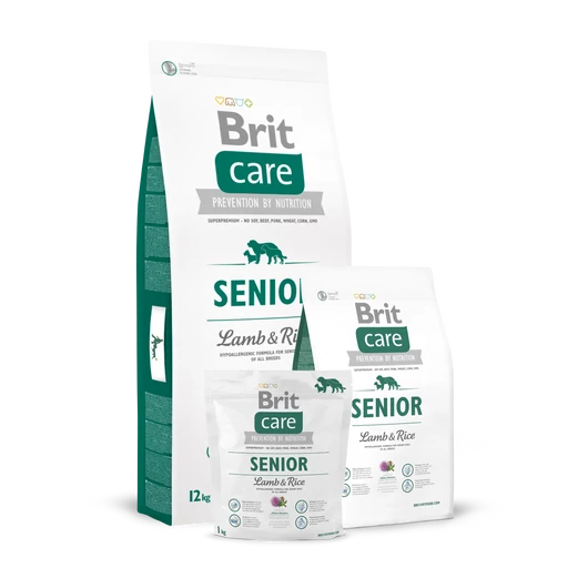 Brit Care Senior Lamb &amp; Rice Kutyatáp Idős Kutyáknak