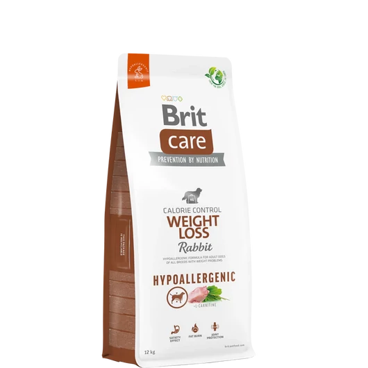 Brit Care Dog Hypoallergenic Rabbit Weight Loss hipoallergén kutyatáp kutyáknak