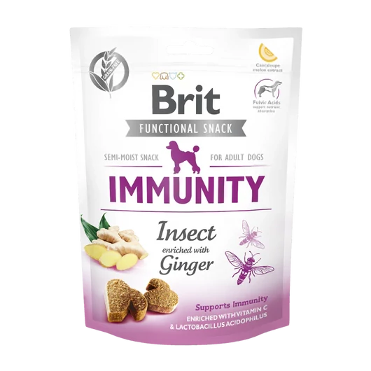 Brit Immunity Snack – Hipoallergén Jutalomfalat Rovarfehérjével és Immunerősítő Hatással
