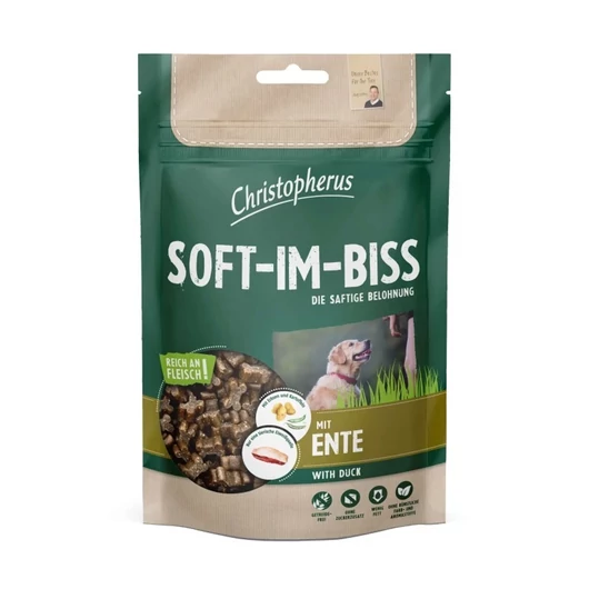 Christopherus Dog Jutalomfalat Grain free Soft-Im-Biss Kacsa