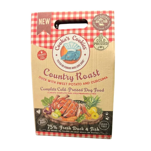 Cooka’s Country Roast – Kacsás–halas cold pressed száraztáp