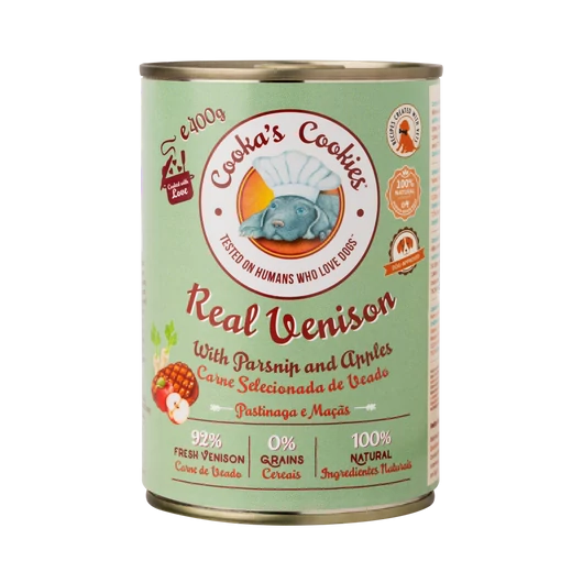 Cooka's Real Venison szarvasos nedvestáp