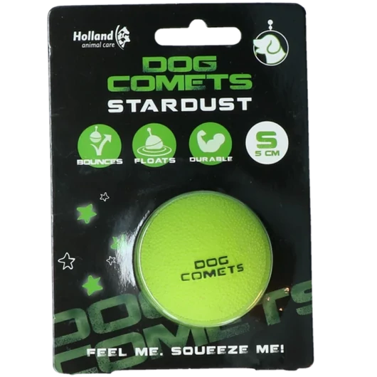 Dog Comets Stardust green labda