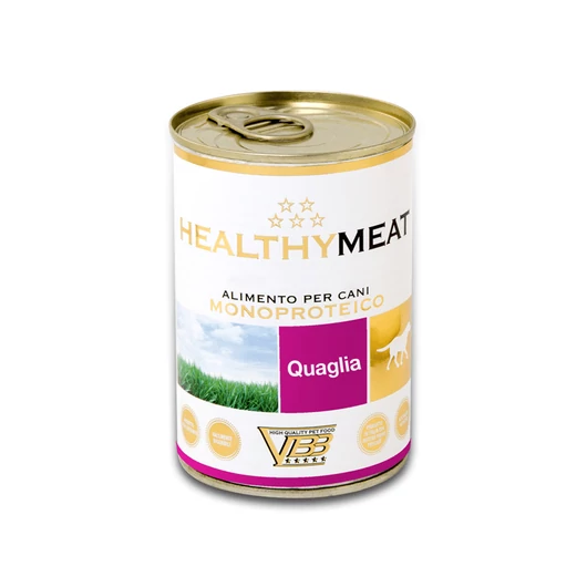 Healthy Meat 95% Fürj Monoproteines Paté Felnőtt kutyáknak