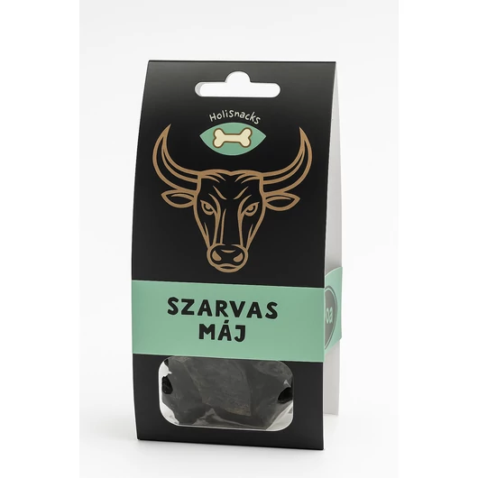 HoliSnacks Szárított Szarvas Máj – 100% Természetes Jutalomfalat 80g
