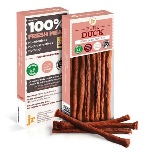 Jr Pet Products 100% Kacsahús Stick Jutalomfalat