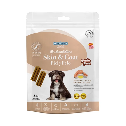 Mediterranean Skin&amp;Coat Gluténmentes Funkcionális Jutalomfalat - A Bőr és Szőr Támogatására 