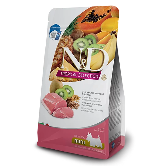 N&amp;D Tropical Selection felnőtt mini sertés kutyatáp