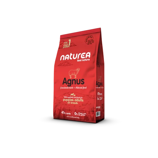 Naturea Naturals Agnus Gabonamentes Hipoallergén Bárányos Száraztáp