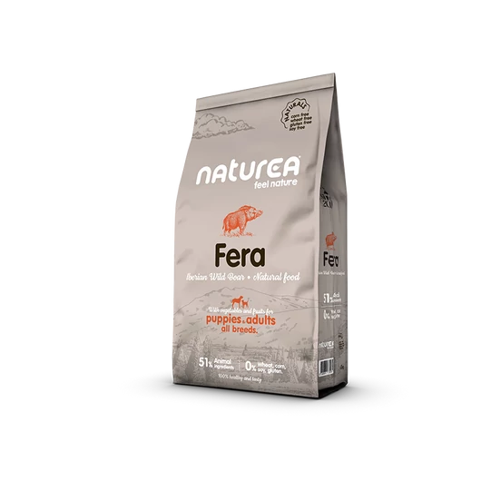 Naturea Naturals Fera Vaddisznós Hipoallergén Kutyatáp