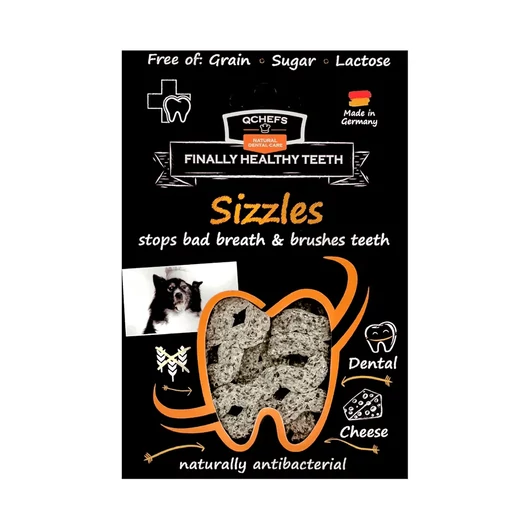 Qchefs Sizzles Természetes Fogtisztító Stick Kutyáknak