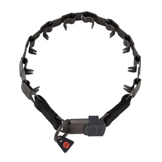 Sprenger Necktech sport rozsdamentes nyakörv fekete matt Cliclock 60 cm