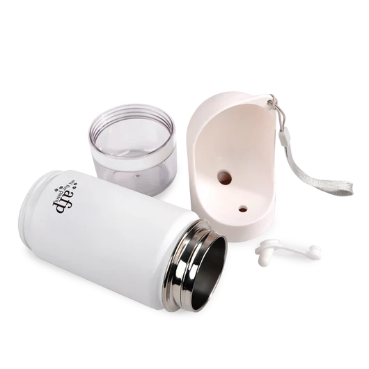 AFP Lifestyle 4 Pets Rozsdamentes 2in1 Etető-, Itatópalack