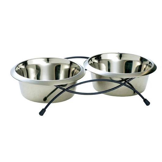 Hunter rozsdamentes dupla kutyatál 850ml