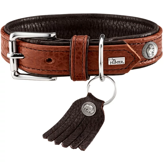 Hunter Collar Cody nyakörv M(55) konyak/sötét barna