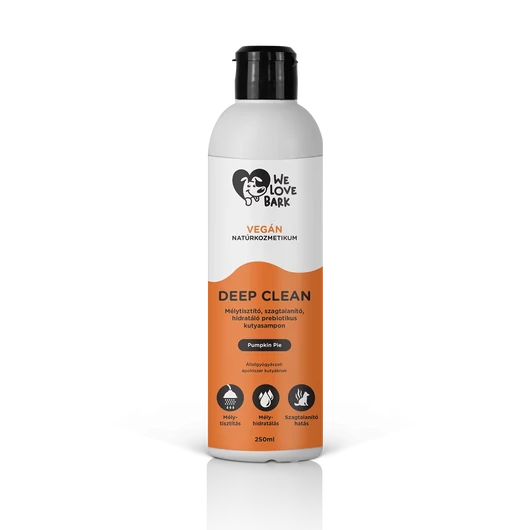 We Love Bark Deep Clean Mélytisztító és hidratáló prebiotikus kutyasampon