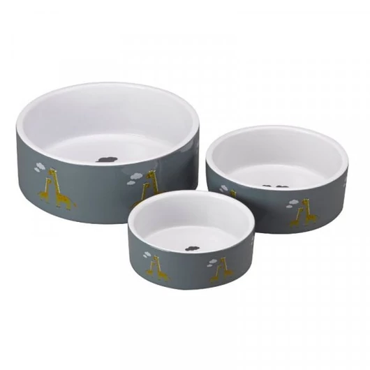 Zoon Kerámia zsiráfos kutyatál mosogatógépben mosható 15 cm