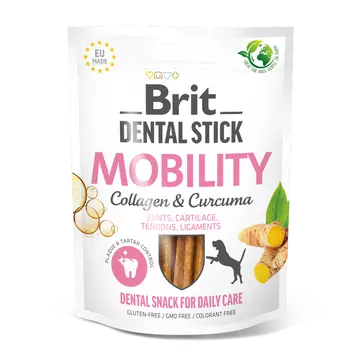 Brit Dental Stick  Mobility Növényi Ízületvédő Fogtisztító Rúd 251g