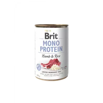 Brit Mono Protein Hipoallergén Gluténmentes Nedves Eledel Bárány És Barna Rizs 400g