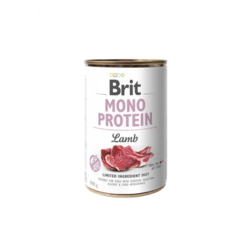 Brit Mono Protein Hipoallergén Gluténmentes Nedves Eledel Bárány  400g