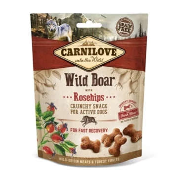 Carnilove Dog Crunchy Snack Wild Boar with rosehips - Vaddisznóhús csipkebogyóval