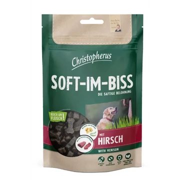 Christopherus Dog Jutalomfalat Grain free Soft-Im-Biss Szarvas