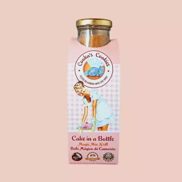 Cooka's Cake In A Bottle krill kutyatorta alappor üvegben