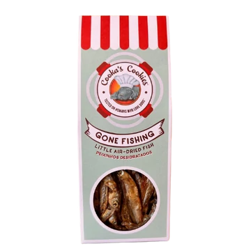 Cooka's Cookie Gone Fishing Apró Szárított Halak Kutyáknak 90g