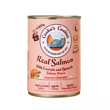 Cooka's Real Salmon lazacos nedvestáp 400g