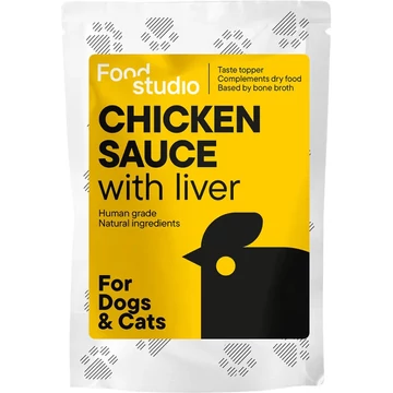 Food Studio BIO Csirkés Szósz Csirkemájjal és Sárgarépával 100ml