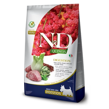 N&amp;D Dog Quinoa Digestion bárány felnőtt kistestű kutyatáp