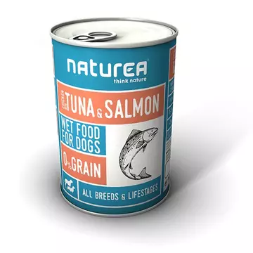 Naturea Tuna &amp; Salmon Nedvestáp 400g