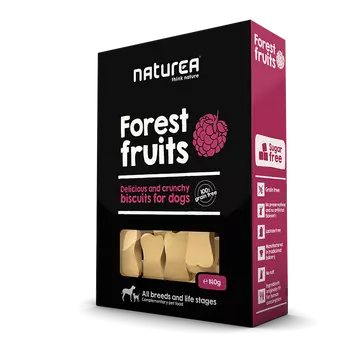 Naturea Biscuit Gluténmentes Erdeigyümölcsös Kutya Keksz 140g