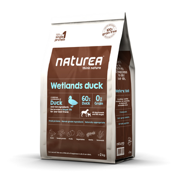 Naturea Grain Free Wetlands Duck Hipoallergén Száraztáp Kutyáknak Kacsahúsból 12 Kg