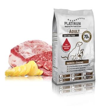 Platinum Natural Adult Iberico+Greens kutyatáp 1,5 Kg