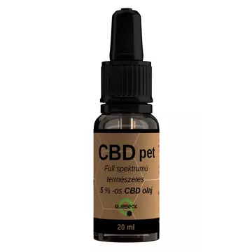 Quebeck CBD Pet 5% Full spektrumú olaj 20ml